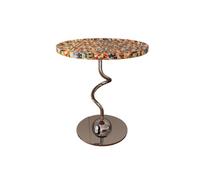 oR3sB4jE Table Basse Balcon Petite Table Basse Canapé Rangement Table Ronde d'angle de Salon colorée d'appoint Loisirs Étagère de Rangement