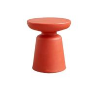 oR3sB4jE Table Basse Petite Table d'appoint Ronde for canapé, d'angle colorée, Mini de Rangement, Salon, Balcon, Chambre à Coucher Étagère de Rangement(Red)