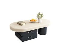 oR3sB4jE Table Basse Table Basse Minimaliste créative Moderne Salon ménage Luxe Premium Sens du Rangement Petite Table à thé Domestique Étagère de Rangement(130x60x40cm)
