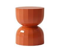 oR3sB4jE Table Basse Table d'appoint de canapé Mini Table Ronde Petite Rangement Chevet Chambre d'angle Salon Étagère de Rangement(Orange)