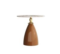 oR3sB4jE Table Basse Table d'appoint en métal palettisée, Table Ronde, Petite Pliante décorative for canapé, Palette de, for, collation for Salon et Chambre à Coucher Étagère de Rangement(Coffee)