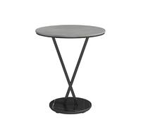 oR3sB4jE Table Basse Table d'appoint Ronde en marbre de Luxe, Meuble Compact for canapé, Table Basse Moderne, for Balcon, Chevet Étagère de Rangement(Grigio)