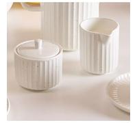 ORA GLOSS Pot à lait et Sucrier en grès Salt and Pepper