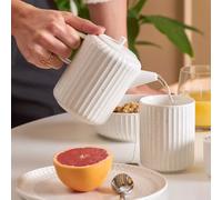 ORA GLOSS Théière en grès 54 cl Salt end Pepper