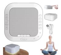 Ora Machine à sons Solfeggio - Fréquence de guérison - Machine sonore à bruit blanc - 28 sons apaisants - 3 modes de synchronisation - Veilleuse douce pour méditation, sommeil, yoga, relaxation