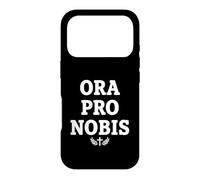 Ora Pro No roix Religieuse Latine prière chrétienne Coque pour iPhone 17 Pro