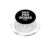 Ora Pro No roix Religieuse Latine prière chrétienne PopSockets PopGrip pour MagSafe