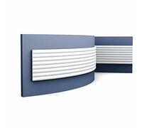 Orac 3d panneau mural W110F HILL 200 cm x 1,6 cm x 25 cm Polyuréthane prétraité