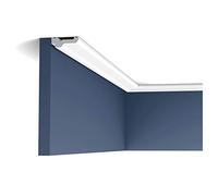 Orac Corniche C360 200 cm x 2,1 cm x 6 cm Mousse de polyuréthane rigide prétraité