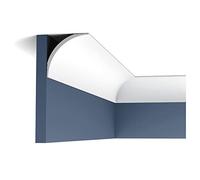 Corniche Moulure Cimaise Décoration de stuc Orac Decor CX126 AXXENT Profil décoratif du mur 2 m blanc