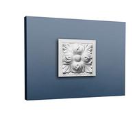 Jolie rosace pour encadrement de portes D210 - L9,6 x H9,6 x L3,5cm - ORAC DECOR