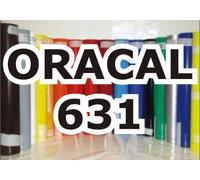 Oracal 631 - Film Orafol au Mètre Couleur et dimension au choix pour Stickers muraux, Rouge (31), 63 cm