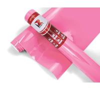 Oracal 651 Rouleau de film adhésif permanent pour machines de découpe Cricut, Silhouette et Cameo - 30,8 cm x 15,2 m - Finition brillante - Extérieur et permanent - Rose clair