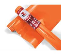 Oracal 651 Rouleau de film adhésif permanent pour machines de découpe Cricut, Silhouette et Cameo - Finition brillante - Extérieur et permanent - 30,8 cm x 7,6 m - Orange clair