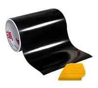 Oracal 751 Rouleau de vinyle de qualité supérieure à long terme pour cutter et traceur 30,5 x 1,8 m Raclette jaune incluse 12" x 6' noir brillant