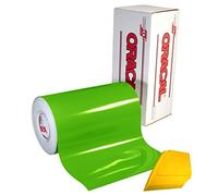 Oracal 751 Rouleau de vinyle de qualité supérieure à long terme pour cutter et traceur 30,5 x 6,1 m Raclette jaune 12" x 20' Gloss Lime Tree Green