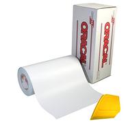 Oracal 751 Rouleau de vinyle de qualité supérieure à long terme pour cutter et traceur avec raclette Jaune 30,5 x 3 m 12" x 10' blanc mat