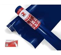 ORACAL 970RA Series Rouleau de Film de Vinyle Double moulé en Vinyle Brillant métallisé Bleu foncé, 58,5 à 0,3 m x 1,5 m d'épaisseur, avec adhésifs d'évacuation d'air pour véhicules
