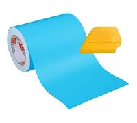 Oracal Oramask 813 Pochoir à peinture à faible adhérence Rouleau de vinyle 20 cm avec raclette jaune 8" x 10ft Roll bleu clair