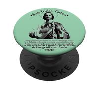 Oracion San Judas Tadeo - Prière de Saint Jude Art Devocion PopSockets PopGrip Adhésif
