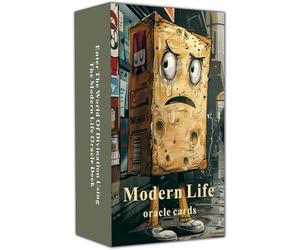 Oracle Card Deck, Modern Life Oracle : Jeu de Cartes Oracle de Sagesse et d'humour pour Naviguer dans Le Chaos Quotidien, Sagesse Pratique et Manipulation Facile des complexités de la Vie Moderne