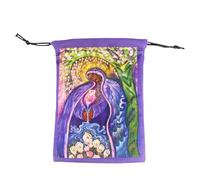 Oracle Cards Bag - Pochette pour cartes de tarot, sac à dés de tarot | Pochette rétractable réutilisable avec cordon de serrage pour cartes Oracle, dés épais et pièces de cartes, sac de rangement pour