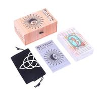 Oracle Cards Deck, jeu de cartes de tarot, version anglaise complète, cartes de divination portables, jeu de cartes d'archétype, cartes de tarot avec instructions incluses (français non garanti), jeu