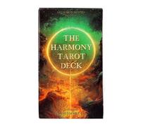 Oracle Cards Game, Harmony Tarot Cards, 78 feuilles Oracle, Tarot pour magiciens, fournitures de tarot portables, cartes de tarot, cartes Oracle mystérieuses portables pour rassemblements amusants