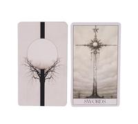 Oracle Cards Lot de 78 cartes de tarot en papier enduit | 6 cm Twin Flames Soulmates Oracle Deck | Jeu de cartes pour l'avenir et le passé