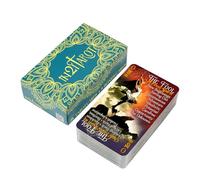 Oracle Cards, Tarot Cards, Sl esign Intuitive Energy Compact Build Modern Aesthetics, Tarot Decks for Board Game, Fate Divination, Party Playing, 4.13x2.48inches