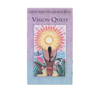 Oracle Jeu de cartes 78 pièces Vision Tarot avec illustration mystique, jeu de divination de 130 g pour lectures intuitives, découverte du destin, réflexion spirituelle et divertissement de fête avec