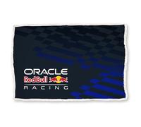 Oracle Red Bull Racing Couverture Polaire Officielle | Design Gradient avec Envers Sherpa | Jet Formula One Ultra Doux et Chaud | Parfait pour Chambres, Camping et soirées Pyjama | 120 x 150 cm