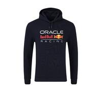 ORACLE Red Bull RACING Sweat à Capuche Unisexe Team Formule 1 Officiel Grand Logo Night Sky (FR/ES, Alpha/Lettres, TTG, Taille Normale, Taille Normale, Bleu)
