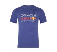 ORACLE Red Bull RACING T-Shirt Enfant avec Grand Logo Team Formule 1 Officiel Bleu (FR/ES, Âge, 8 Ans, Taille Normale, Bleu Skipper)