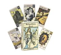 Oracle Tarot Deck, Beginners Divination Cards, 3.94x2.36 inches 48 Piece Spiritual Message Set, Pocket Meditation Game, Insightful Deck for Party, Gathering, Family, Friends, Practice