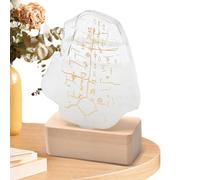 Oracle Weather Predittore Storm Glass Style - scellé, lecture esthétique, réaction aux changements atmosphériques, look mystique | Station météorologique décorative intérieure, science et