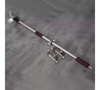 Oracra Moteur de Bateau Kit de Direction pour Bateau, Kayak, Moteur Électrique, Hélice pour Perceuse Électrique Portative, Propulseur de Secours pour Paddle sous-Marin(with Clamp,L-100cm(39 3/8"))