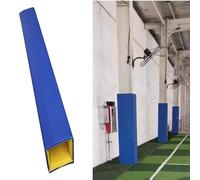 Oracra Protection pour Poteaux de Basket Housse de Protection pour Poteau de sous-Sol, Protection en Mousse pour Poteau de Basket, Rembourrage pour Poteau Carré de Gymnase(Blue,9"x9" (23x23cm))