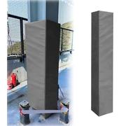 Oracra Protection pour Poteaux de Basket Protection en Mousse pour Poteau Carré, Protections pour Poteau de Basket avec Sangles Velcro, Housses Rembourrées pour Poteau(Gray,4"x4" (10x10cm))
