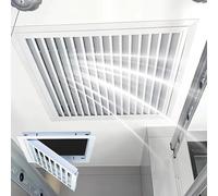 Oracra Trappe de Visite Panneau D'accès pour Ventilation de Plafond/Mur, Révision de Trappe de Service de Volet, Porte de Grenier, Grille D'inspection de Protection Grillagée(35x55cm/13.8x21.7in)