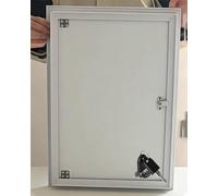 Oracra Trappe de Visite Porte D'accès aux Combles en Aluminium Verrouillable, Panneau D'accès Insonorisé pour Climatiseur, Grande Trappe de Service en Plaques de Plâtre avec Clé(55x110cm/22x43in)