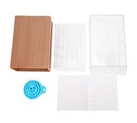 Orag de tiroir de bricolage, 35 petits récipients avec entonnoir et Pla PP Transparent pour perles artisanales, bijoux g, accès Nail Art,