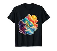 Orage d'été avec Arc-en-Ciel et Soleil T-Shirt