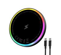 oraimo PowerDock 15W - Chargeur sans fil Qi rapide pour iPhone et Android, design compact universel