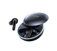 oraimo SpaceBuds - Écouteurs Bluetooth sans fil avec réduction de bruit hybride 50dB, Bluetooth 5.4, autonomie 40h, LEDs et mode Smart Chat