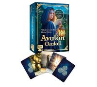EMF Verlag – Jeu de cartes oracle – Oracle d'Avalon – 45 cartes, tranche colorée, livret