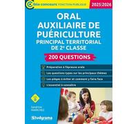 Oral Auxiliaire De Puériculture Principal Territorial De 2e Classe - 200 Questions