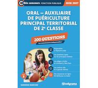 Oral auxiliaire de puériculture principal territorial de 2e classe - 200 questions (Catégorie B - Concours 2026-2027)