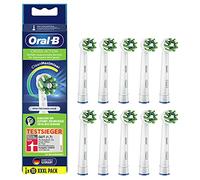 Oral-B 10 x CrossAction Brush Heads with CleanMaximiser Bristles for Superior Cleaning
