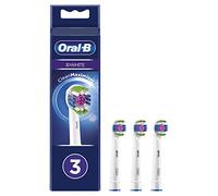 Oral-B 3D White - Lot de 3 têtes de rechange pour brosse à dents électrique avec technologie CleanMaximiser